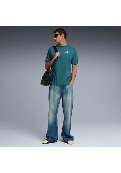Puma Essential Relaxed No 1 Logo Erkek Yeşil Tişört