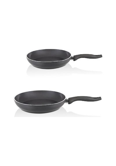 Falez Seramik Tava Seti 24 - 26 Cm Füme Renk Füme