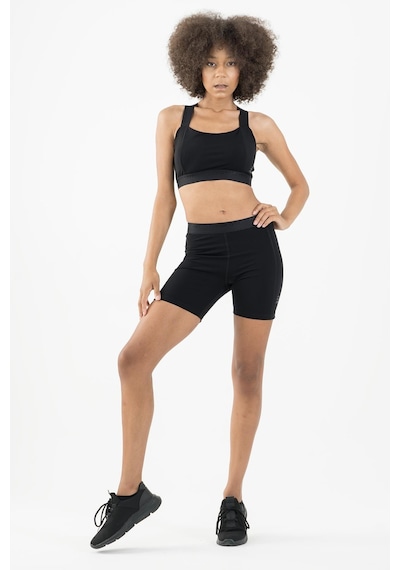 Maraton Active Slimfit Kadın Şort Fitness Siyah Şort 22283-siyah