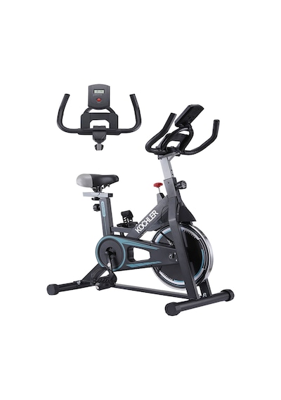 Kochler Spinning Bike-2 Kondisyon Bisikleti Kondisyon Aleti Siyah - Turkuaz