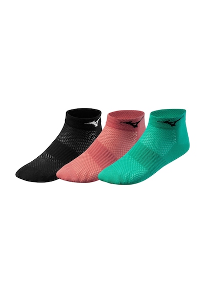 Mizuno Training Mid 3p Unisex Çorap Siyahpembeyeşil Siyah