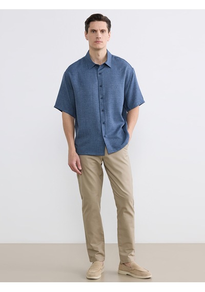 Lcw Vision İndigo Regular Fit Erkek Gömlek