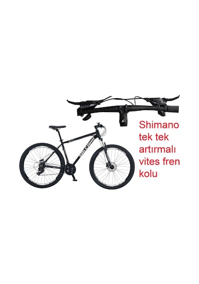 Salcano Ng Team200 29 Jant 21 Vites Hidrolik Fren 21 Kadro Dağ Bisikleti Siyah Mavi Siyah - Gümüş