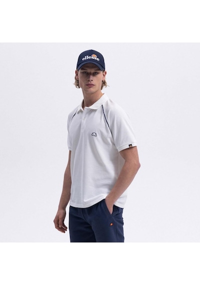 Ellesse Em407-of Polo Yaka Erkek T-shirt - Kırık Beyaz Kırık Beyaz
