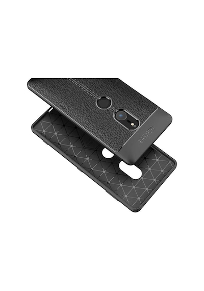 Sony Xperia Xz2 Kılıf Deri Tarzı Niss Silikon Case