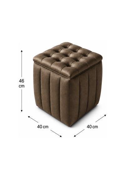 Kare Oturma Pufu 40x40 Cm Belora Kumaşlı Premium Dekoratif Puf, Modern Lüks Salon Pufu, Koltuk Yanı Puf, Yumuşak İthal Kumaş Koyu Kahverengi - 908231317 Koyu Kahverengi Kare Oturma Pufu 40x40 Cm Belora Kumaşlı Premium Dekoratif Puf, Modern Lüks Salon Pufu, Koltuk Yanı Puf, Yumuşak İthal Kumaş Koyu Kahverengi - 908231317 Koyu Kahverengi