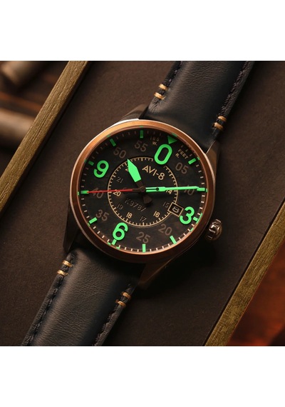 Avı-8 Spitfire Smith Av-4090-05 Otomatik Erkek Kol Saati Gri