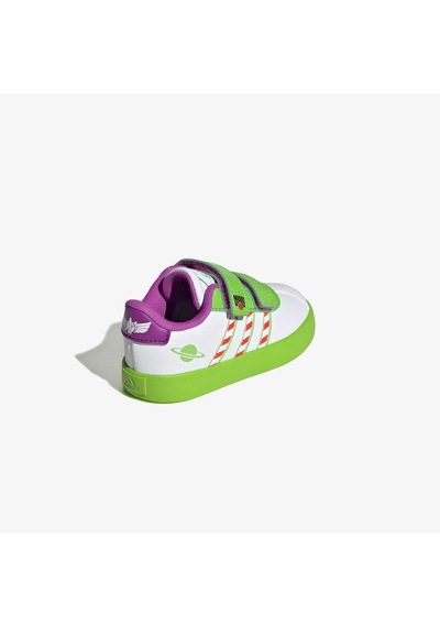 Adidas Vl Court Buzz Comfort Çocuk Beyaz Spor Ayakkabı Jq4386 Çok Renkli