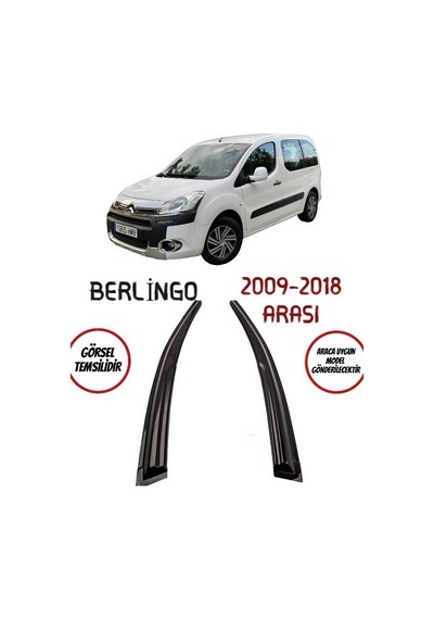 Citroen Berlingo 2009-2018 Arası Cam Rüzgarlığı 2-li