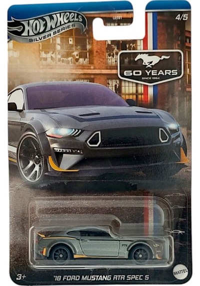 Hot Wheels Silver Series Araba 18 Ford Mustang Rtr Spec 5 Jby53 Çok Renkli