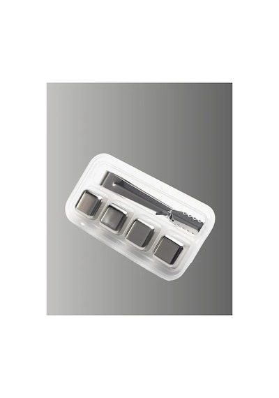 Paslanmaz Metal Buz Küpleri-çok Amaçlı Kullanıma Uygun Beyaz