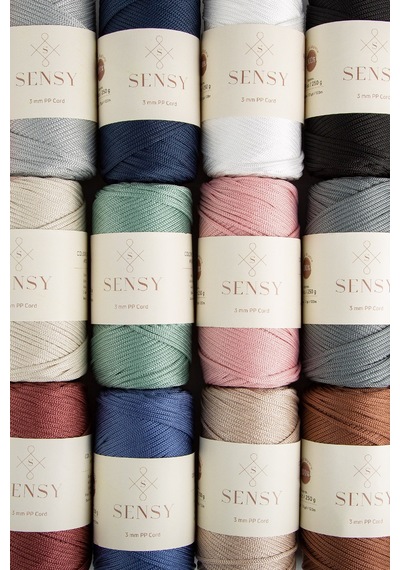 3 Mm - 250 Gr Polyester Makrome Ipi Gri 120 M Polyester Makrome Ip Supla Ip Ve Çanta Ipliği