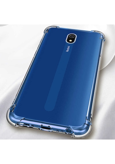 Xiaomi Redmi 8A Kılıf Şeffaf Nitro Anti Shock Kapak Renksiz