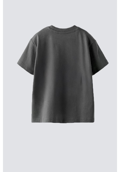Monila Unisex Çocuk Pamuklu Demokratik Kongo Baskılı T-shirt Antrasit Monila Unisex Çocuk Pamuklu Demokratik Kongo Baskılı T-shirt Antrasit