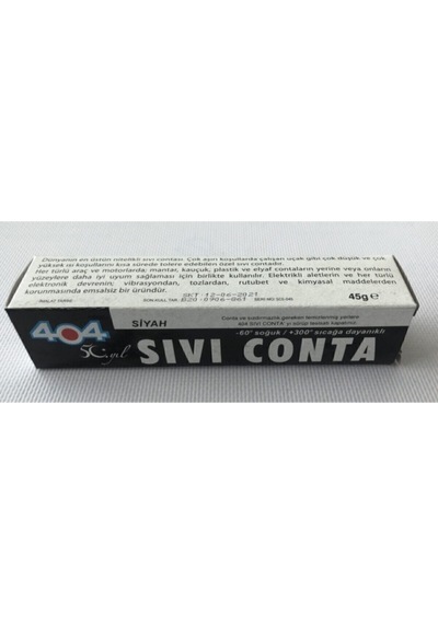 404 Sıvı Conta Siyah 45 Gram 1 Adet