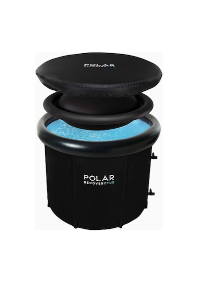 Polar Recovery Tub 2.0 Taşınabilir Buz Banyosu, 390l Küvet Siyah