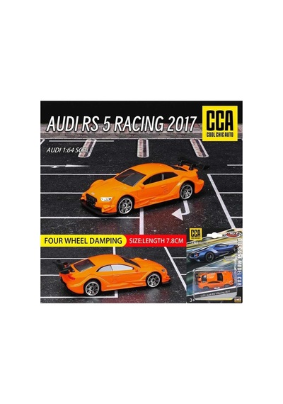 Premium Series Audi Rs5 Racing 2017 Turuncu 1/64 Model Araba