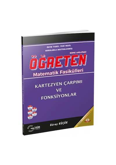 Gür Yayınları Öğreten Kartezyen Çarpımı-Fonksiyonlar Fasikülü Yni