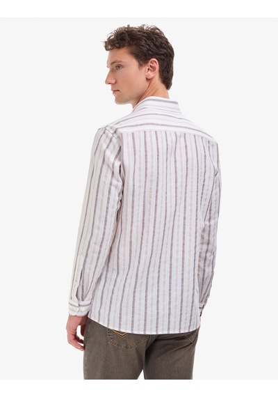 Pierre Cardin Erkek Koyu Kahverengi Gömlek Desenli 50320885-vr084