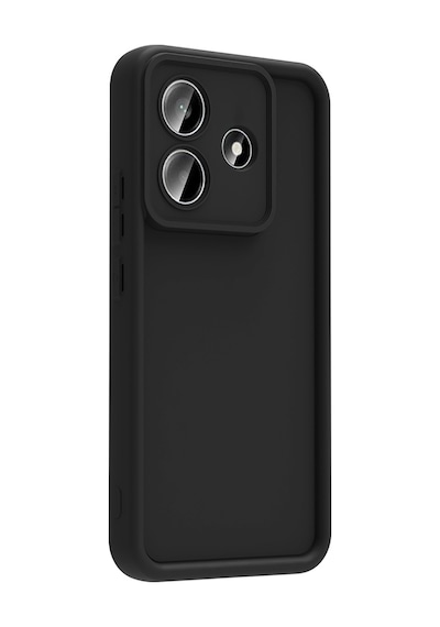 Thegencoo Redmi Note 14 Kılıf Kamera Korumalı Tgco Ananas Kapak - Siyah