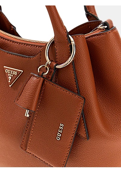 Guess Darcy Logo Kadın El Çantası Hwbg9914060 Kahverengi