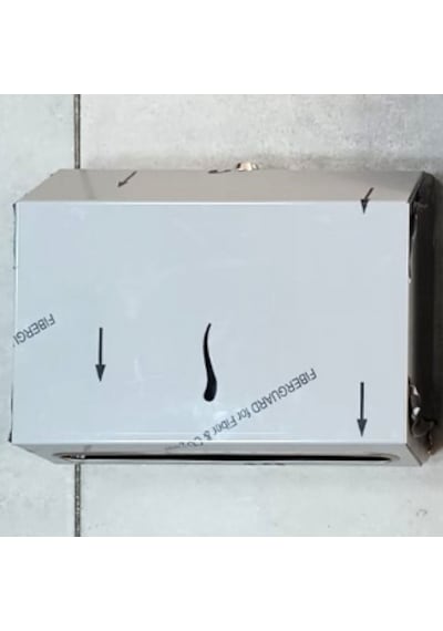 Paslanmaz Çelik Z Katlama Kağıt Havlu Dispenseri-200'lük-EKOSS304 Krom