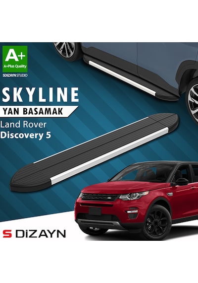 S-dizayn Land Rover Discovery 5 Skyline Aluminyum Yan Basamak 193 Cm 2017 Üzeri A+ Kalite