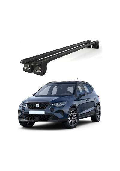 Trio-ı Seat Arona 2017 Ve Sonrası Uyumlu Siyah Kilitli Ara Atkı 135cm Port Bagaj Tavan Barı