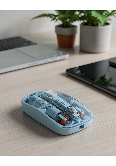 Kablosuz Mouse Mavi Bluetooth Ve Usb Çift Mod Uczzzm223mousemavi-1 Belirtilmemiş