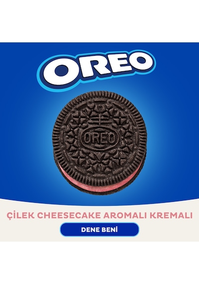 Oreo Bisküvi Çilekli 95gr - 6 Paket