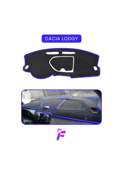 Dacıa Lodgy 2010-2017 Araca Özel Torpido Örtüsü Ön Göğüs Kılıfı Koruma Oto Aksesuar Ta77 Torpido Halısı