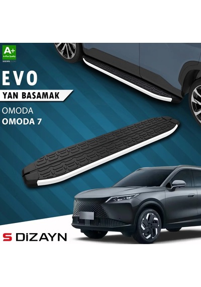S-dizayn Omoda Omoda7 Evo Aluminyum Yan Basamak 183 Cm 2025 Üzeri A+ Kalite