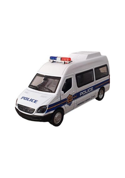 Sesli Işıklı Çek Bırak Polis Set - Fy5058sabc-12d