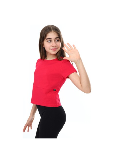 Toontoy Kids Toontoy Kız Çocuk Tişört Fuşya
