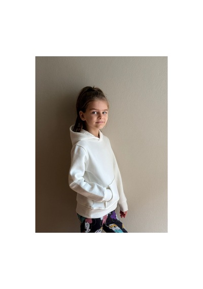 Pxm 3 Iplik Şardonlu Çocuk Kapşonlu Ve Kanguru Cepli Sweatshirt Günlük Kullanım Hoodie Beyaz Kırık Beyaz Kırık Beyaz Pxm 3 Iplik Şardonlu Çocuk Kapşonlu Ve Kanguru Cepli Sweatshirt Günlük Kullanım Hoodie Beyaz Kırık Beyaz Kırık Beyaz