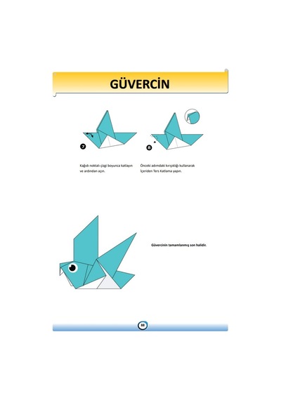 Adım Adım Uygulamalı Origami Kitabı (Büyük BOY)