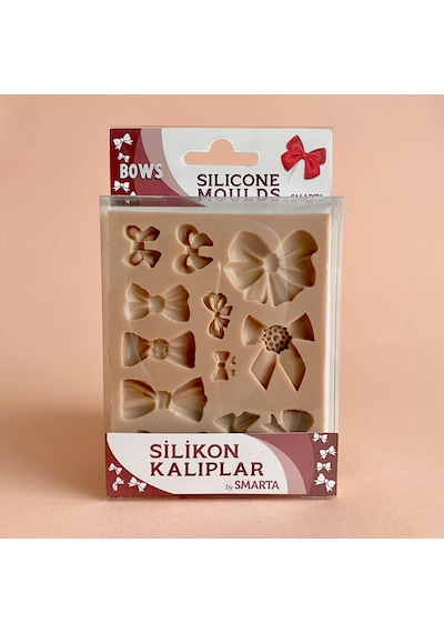 Smarta Silikon Kalıp Bows 13 x 10 x 1.5 CM