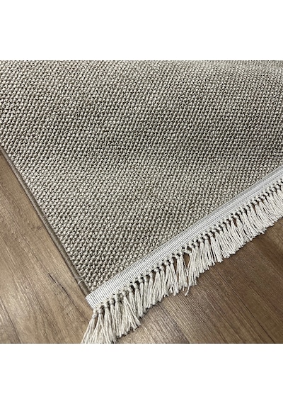 Hoom Rugs Vega S5486a Vizon Bej Hav Toz Vermez Hasır Dokuma Modern Makina Halısı Vizon