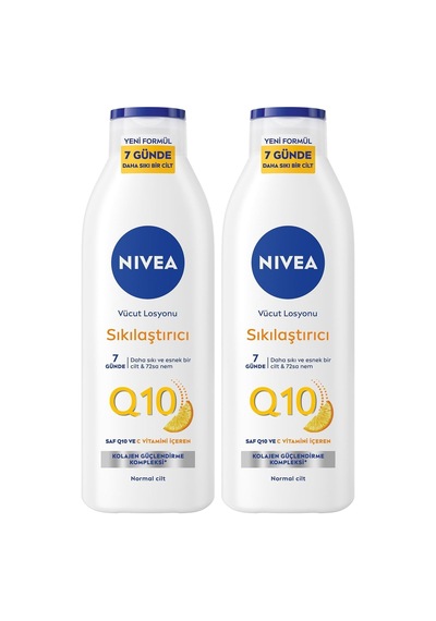 Q10 Sıkılaştırıcı Vücut Losyonu 250 Ml,72 Saat Nemlendirici,7 Günde Sıkılaşma,esnek Cilt,c Vitamini,kolajen,normal Ciltler İçin 2 Paketi
