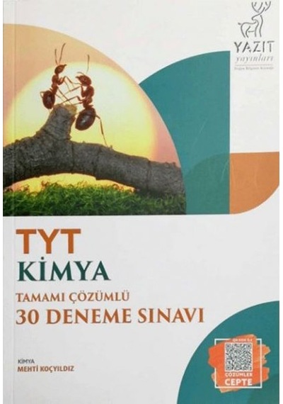 Yazıt Yks Tyt Kimya Tamamı Çözümlü 30 Deneme