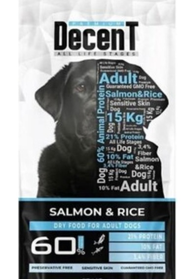 Decent Somonlu Yetişkin Köpek Maması 3 Kg