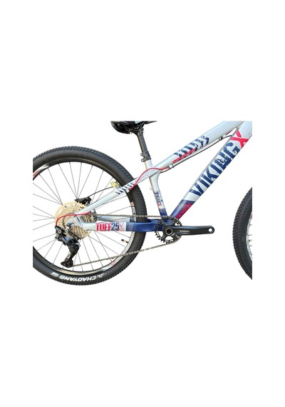 Vikingx Tuff X-25 Dirt Jump Bisiklet Mavi-gümüş Pt877 Siyah