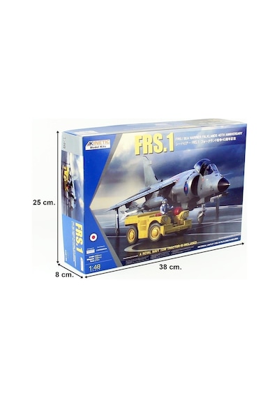 Kinetic K48138 1/48 Ölçek, Frs.1 Sea Harrier Falklands 40th Anniversary Savaş Uçağı, Plastik Model Kiti-56369