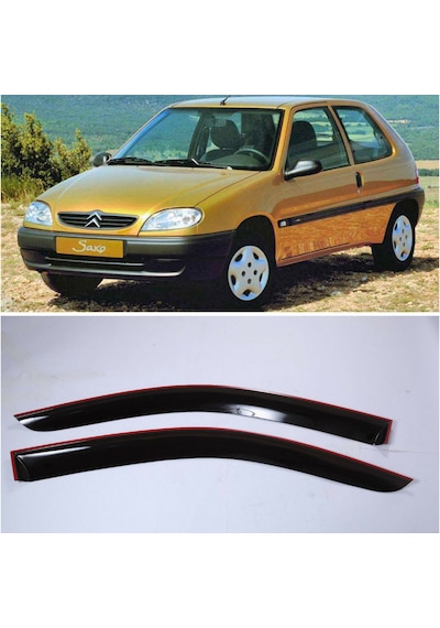 Citroen Saxo 1996 - 2003 Arası Mugen Cam Rüzgarlığı 4Lü Takım N11.784