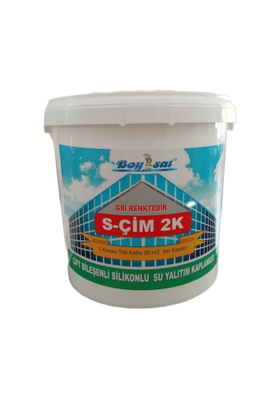 S-çim 2k Karışımlı Su İzolasyon Malzemesi 15 Kg