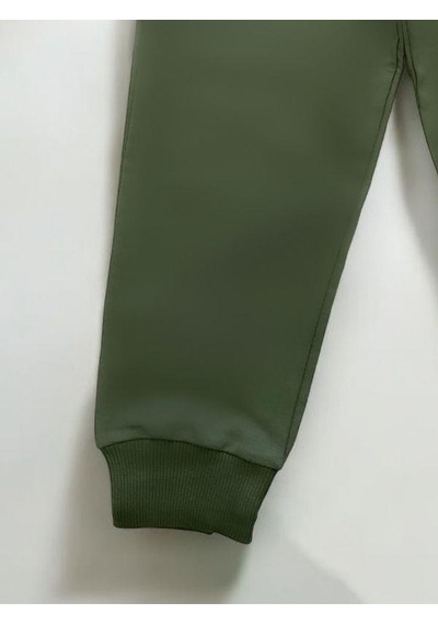Zekids Erkek Çocuk Beli Paçası Lastikli Eşofman Alt-14325 YESIL
