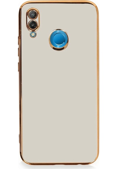 Newface Huawei P20 Lite Kılıf Volet Silikon Semeglbl - 19 - Beyaz