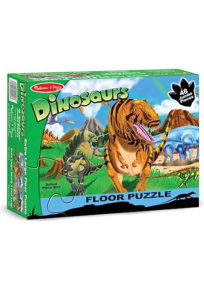 Melissa And Doug Dev Yer Yapbozu Dinozor Dünyası (48 Parça)