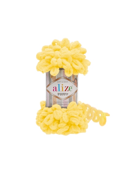 Alize 5 Adet Puffy El Örgü Ipliği 5'li Paket - 100 Gr. 9 Mt. Parmak Örgü Ipi - Şevval Tuhafiye 216