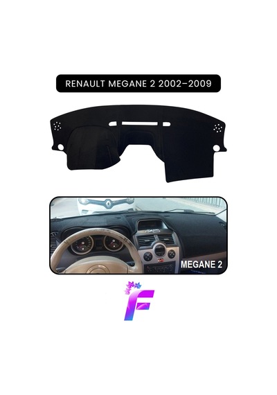 Renault Megane 2 2002 2009 Uyumlu Torpido Örtüsü Çatlama Ve Isıya Karşı Tam Koruma A60 Torpido Halısı